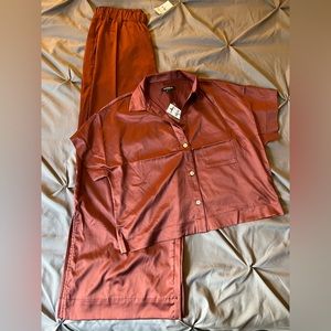 Two Pairs of Brand New XS Express Satin Pajamas
